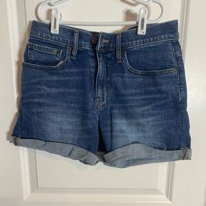 J. Crew Dark Blue Jean Shorts